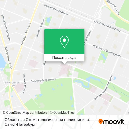 Карта Областная Стоматологическая поликлиника