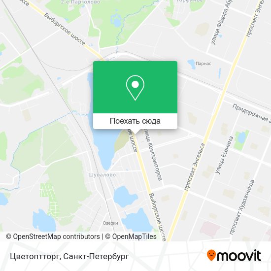 Карта Цветоптторг