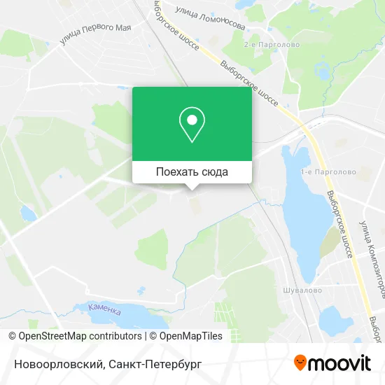 Карта Новоорловский