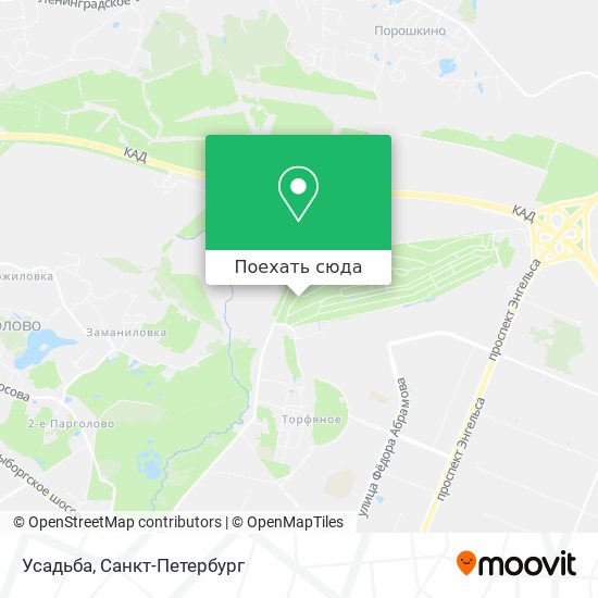 Карта Усадьба