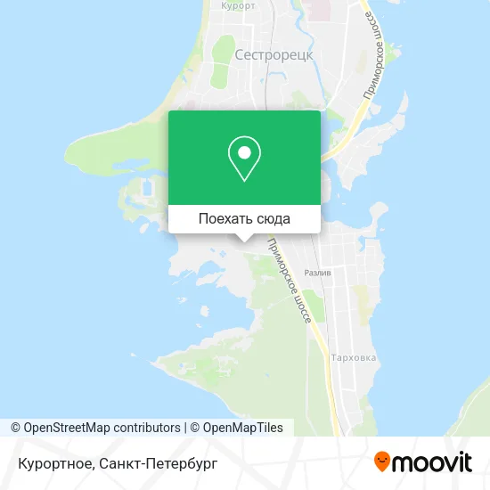Карта Курортное