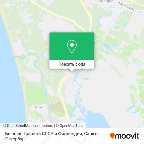 Карта Бывшая Граница СССР и Финляндии