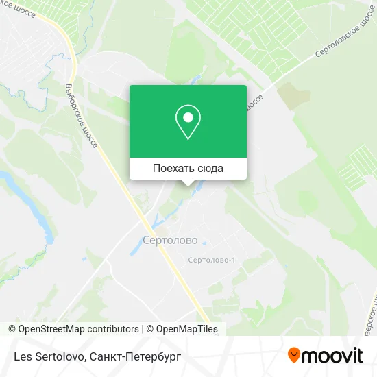 Карта Les Sertolovo