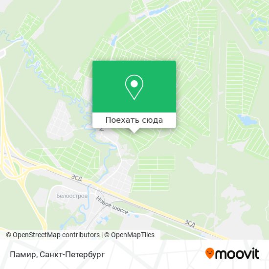 Карта Памир