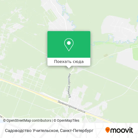 Карта Садоводство Учительское