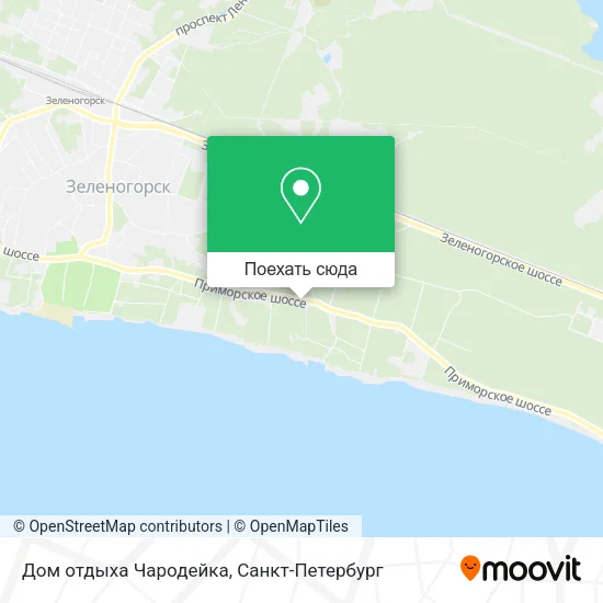 Карта Дом отдыха Чародейка
