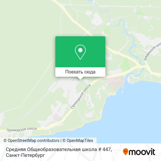 Карта Средняя Общеобразовательная школа # 447