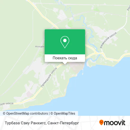 Карта Турбаза Сзиу Ранхигс