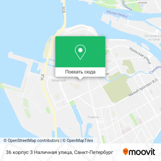 Карта 36 корпус 3 Наличная улица