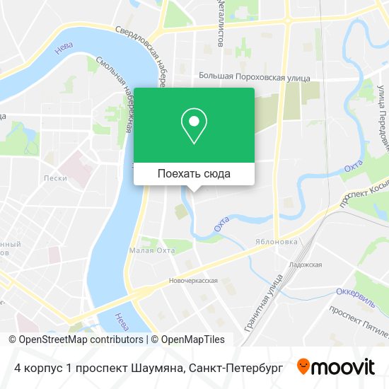 Карта 4 корпус 1 проспект Шаумяна