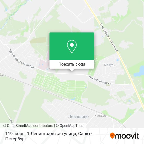 Карта 119, корп. 1 Ленинградская улица