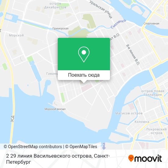 Карта 2 29 линия Васильевского острова