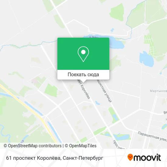 Карта 61 проспект Королёва