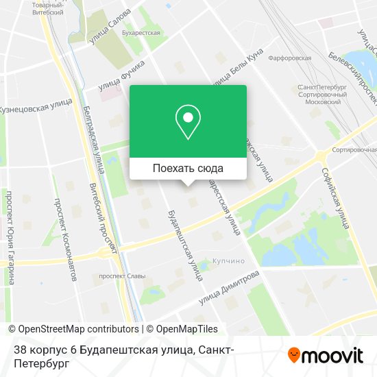Карта 38 корпус 6 Будапештская улица