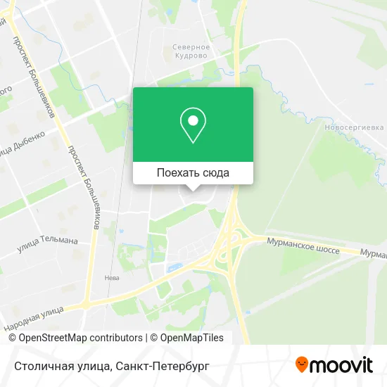 Карта Столичная улица