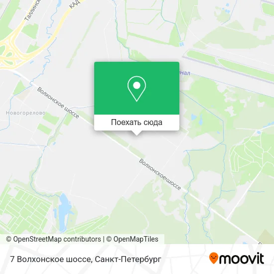 Карта 7 Волхонское шоссе
