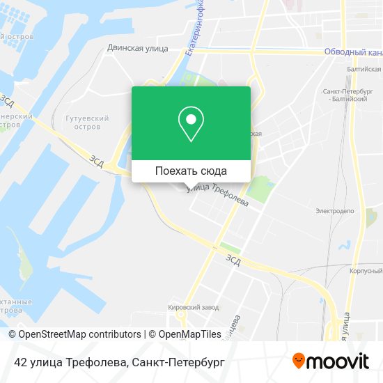 Карта 42 улица Трефолева