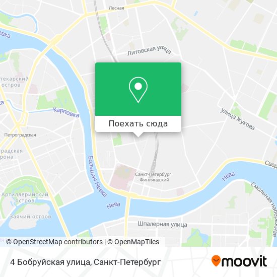 Карта 4 Бобруйская улица
