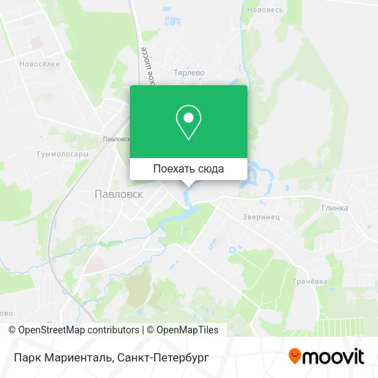 Карта Парк Мариенталь