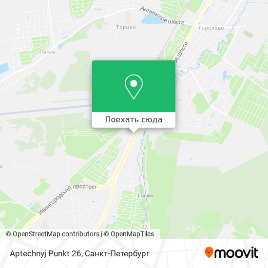 Карта Aptechnyj Punkt 26