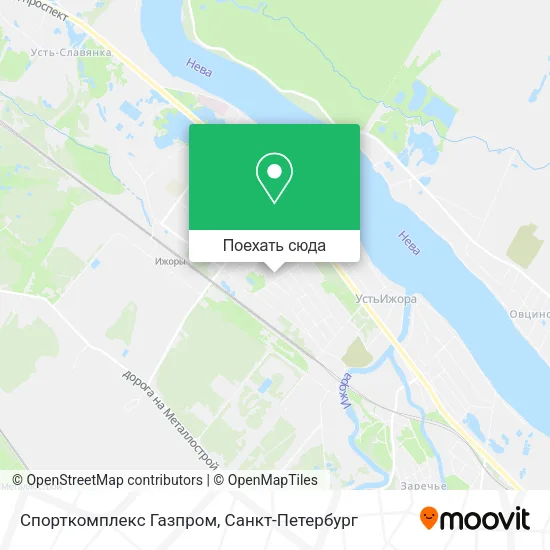 Карта Спорткомплекс Газпром