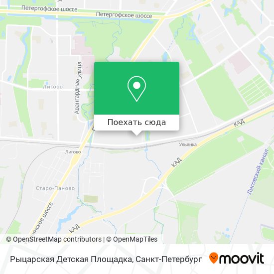 Карта Рыцарская Детская Площадка