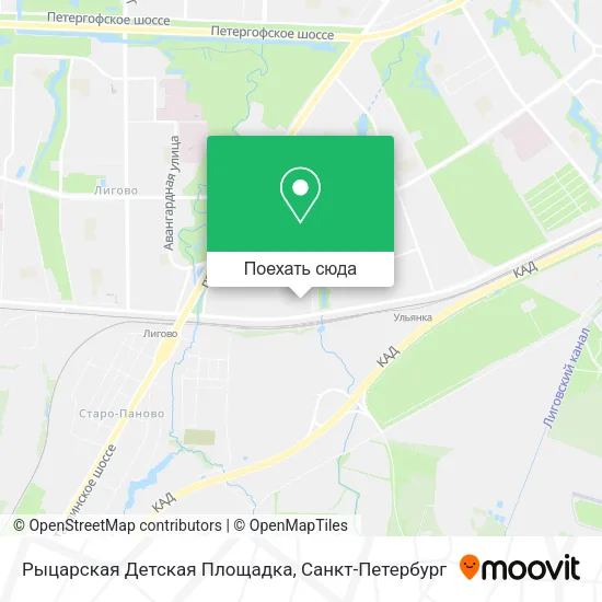 Карта Рыцарская Детская Площадка