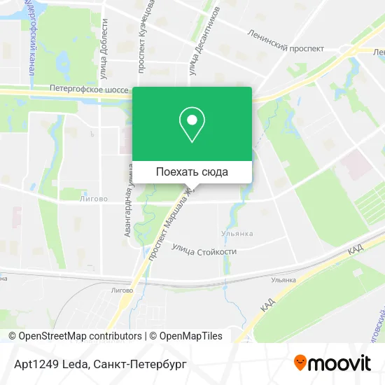 Карта Apt1249 Leda