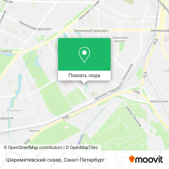 Карта Шереметевский сквер
