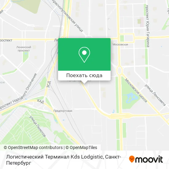 Карта Логистический Терминал Kds Lodgistic