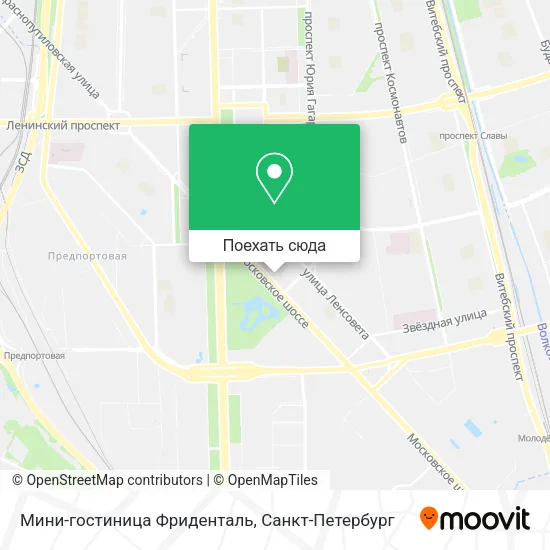 Карта Мини-гостиница Фриденталь