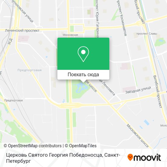 Карта Церковь Святого Георгия Победоносца