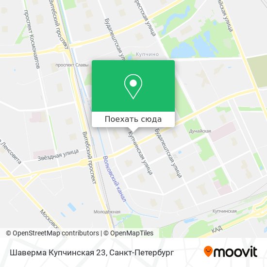 Карта Шаверма Купчинская 23