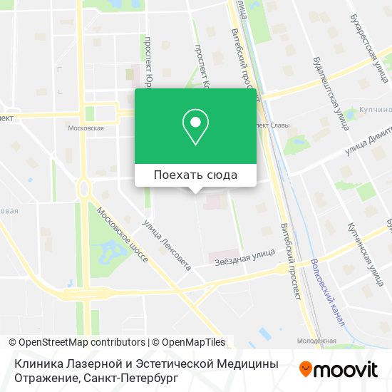 Карта Клиника Лазерной и Эстетической Медицины Отражение