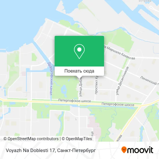 Карта Voyazh Na Doblesti 17