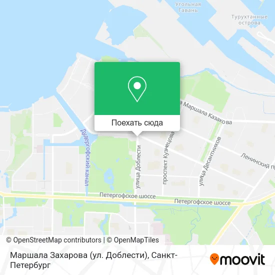 Карта Маршала Захарова (ул. Доблести)