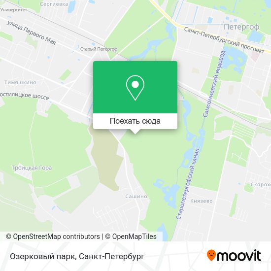 Карта Озерковый парк