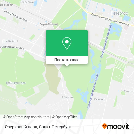 Карта Озерковый парк