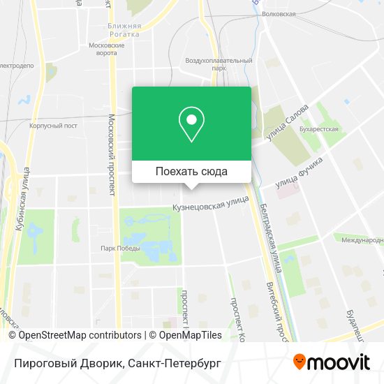 Карта Пироговый Дворик