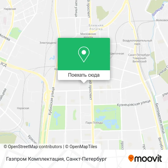 Карта Газпром Комплектация