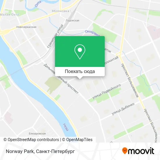 Карта Norway Park