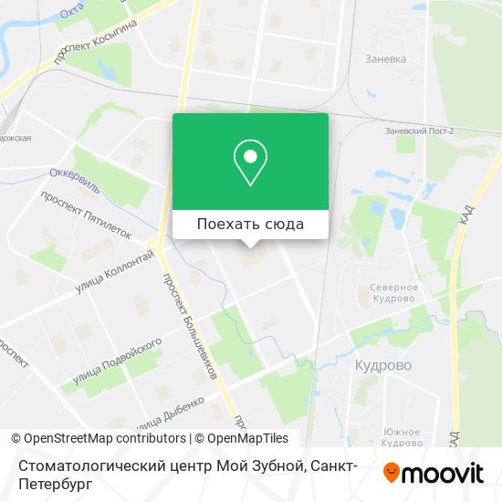 Карта Стоматологический центр Мой Зубной
