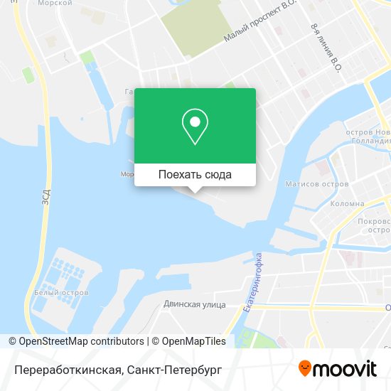 Карта Переработкинская