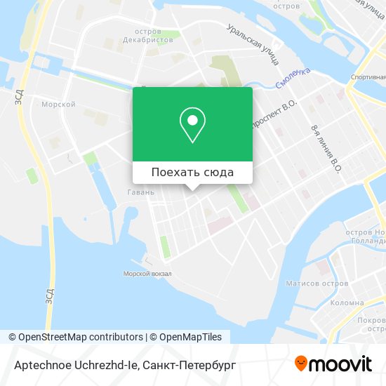Карта Aptechnoe Uchrezhd-Ie