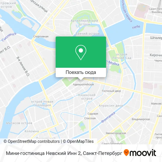 Карта Мини-гостиница Невский Инн 2