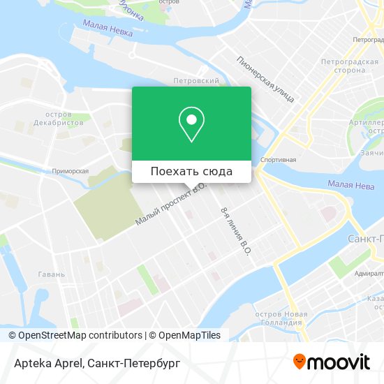 Карта Apteka Aprel