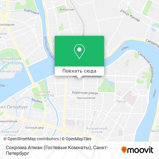 Карта Сокрома Атман (Гостевые Комнаты)