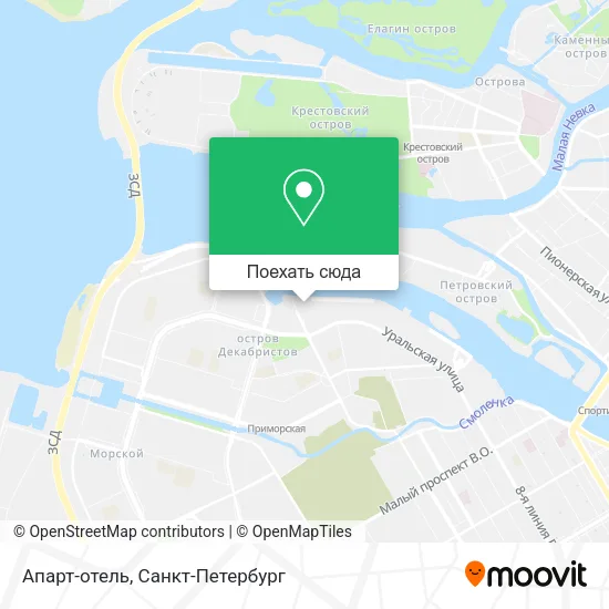 Карта Апарт-отель