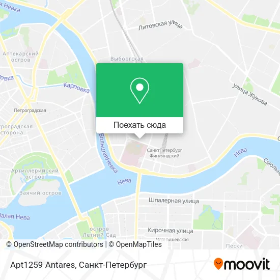 Карта Apt1259 Antares