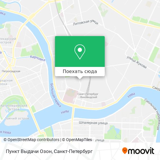Карта Пункт Выдачи Озон